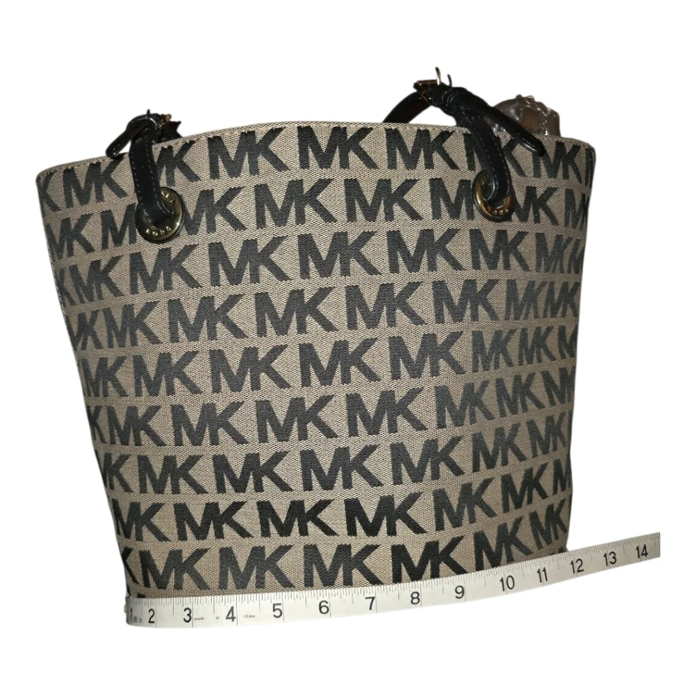 Michael Kors Black and Tan Tote Bag - Picture 3 of 12